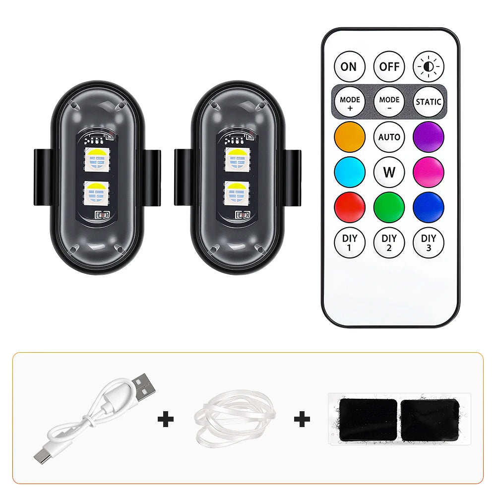 Rechargeable Scooter LED Light – Remote-Controlled
