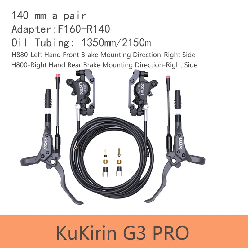 XOD H800 / H880 Hydraulic Disc Brakes for Electric Scooters