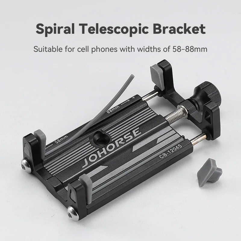 Adjustable Aluminium Phone Holder for Scooters & Bicycles