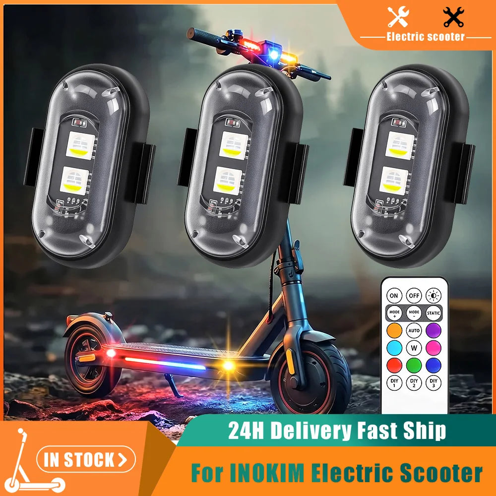 Rechargeable Scooter LED Light – Remote-Controlled