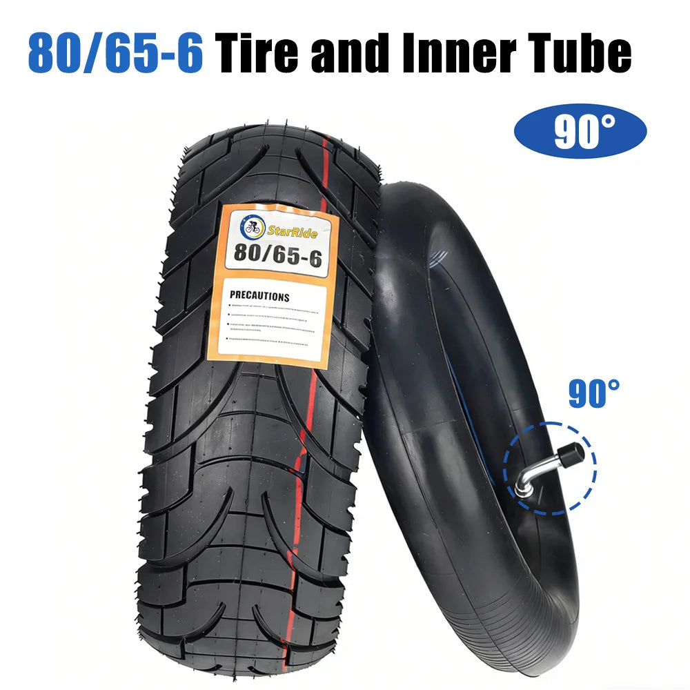80/65-6 Scooter Tyre & Inner Tube Options – 10-Inch