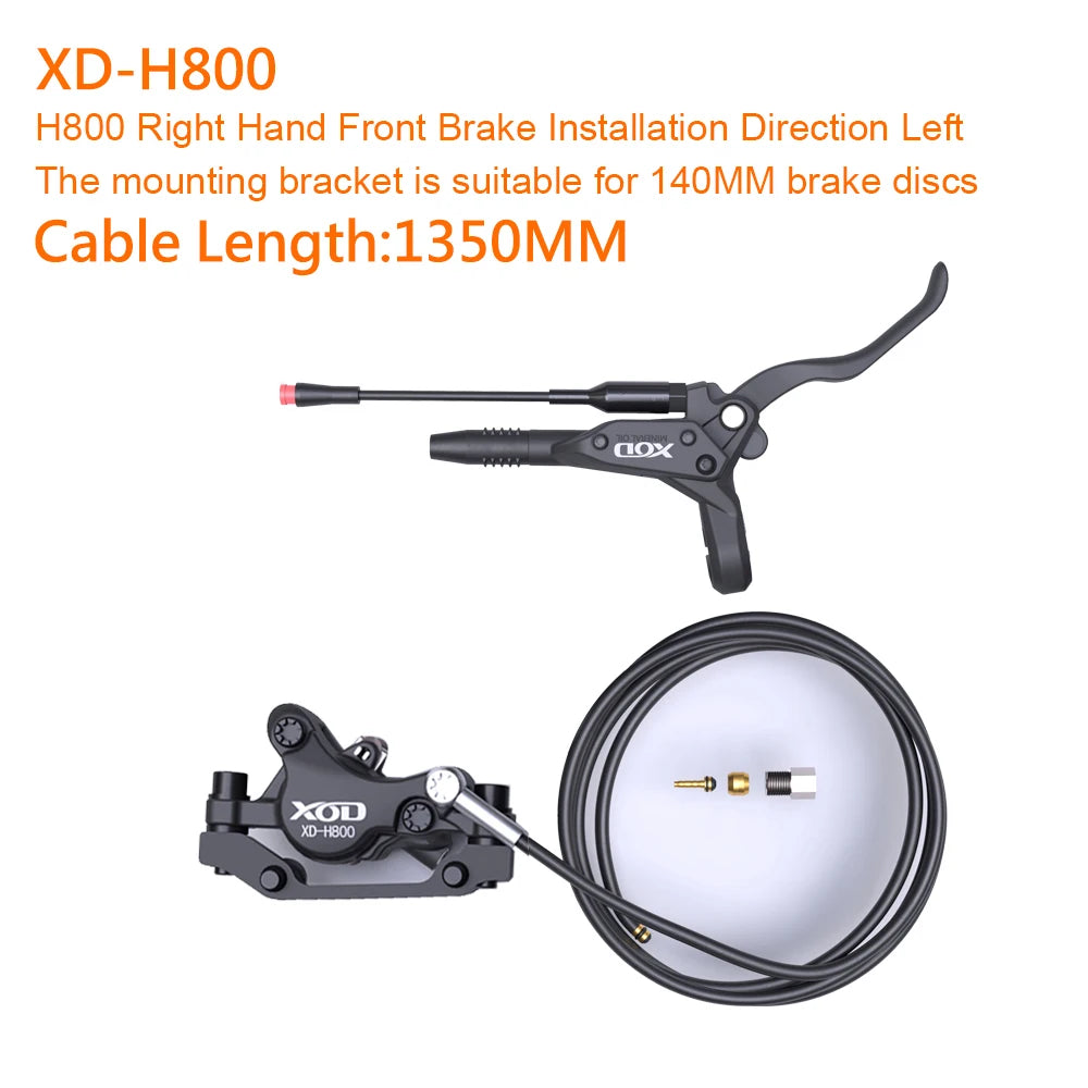 XOD H800 / H880 Hydraulic Disc Brakes for Electric Scooters
