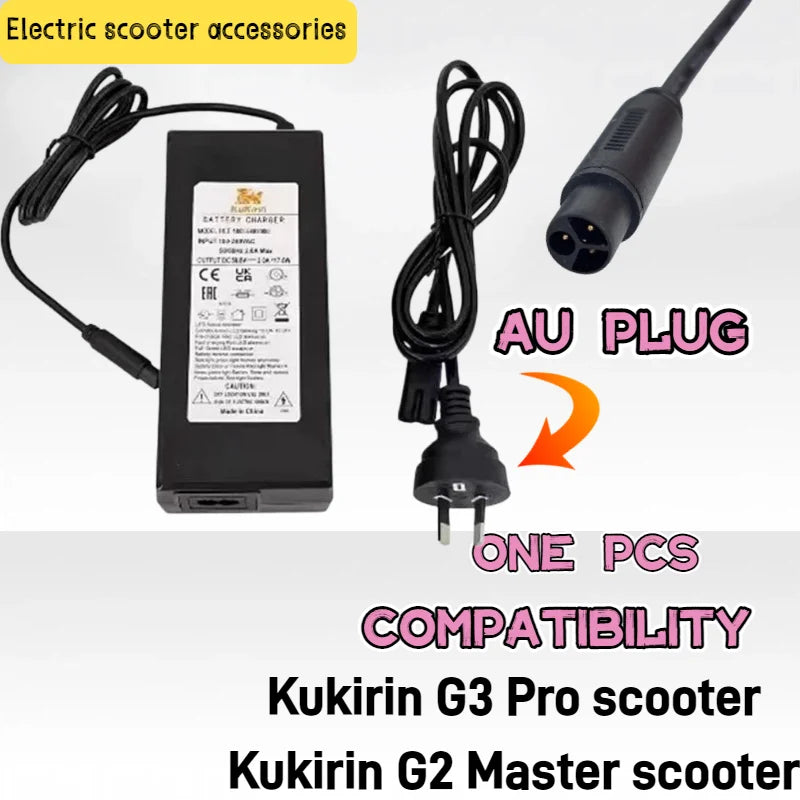 KuKirin G2 Master / G3 Pro Replacement Charger – 58.8V 2A