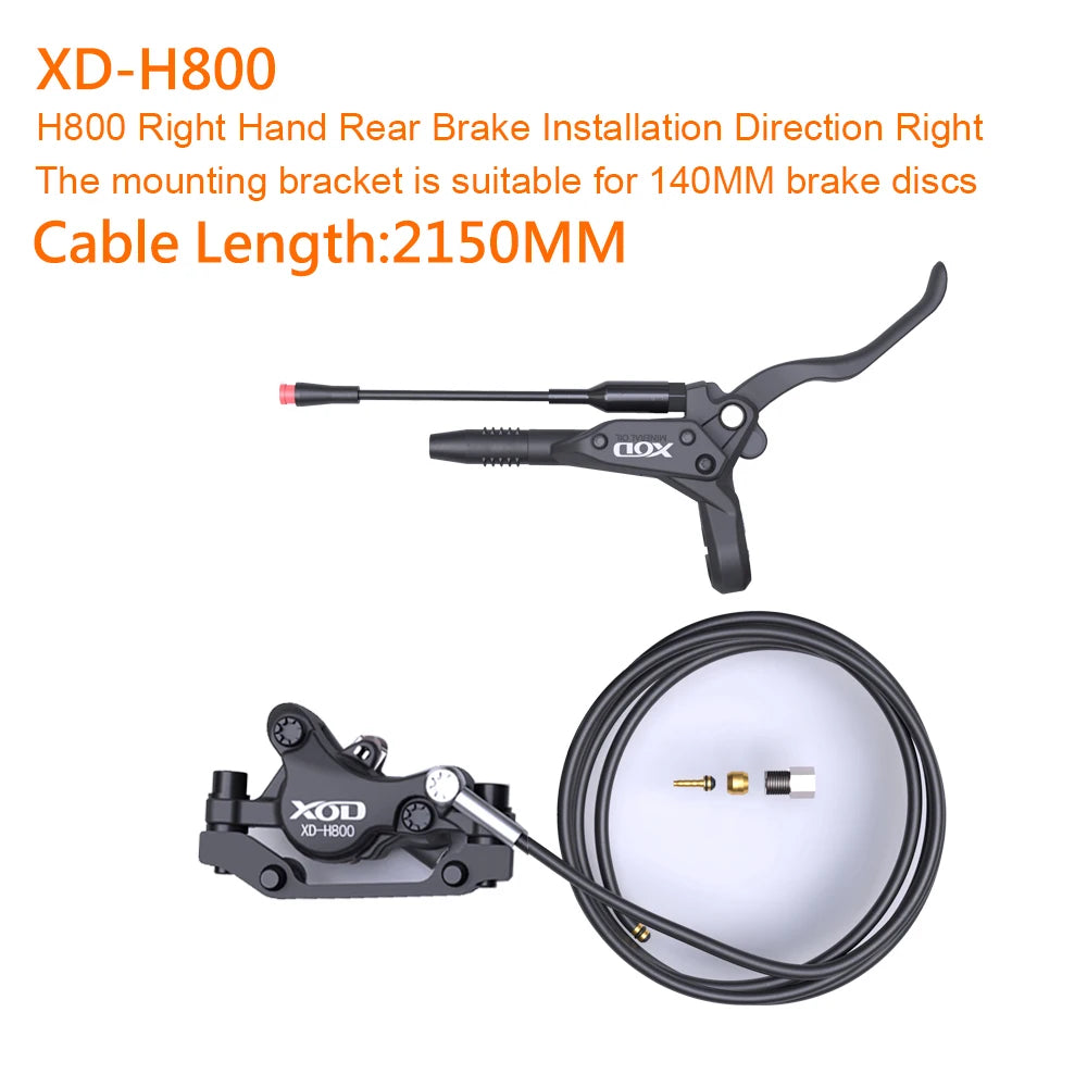 XOD H800 / H880 Hydraulic Disc Brakes for Electric Scooters