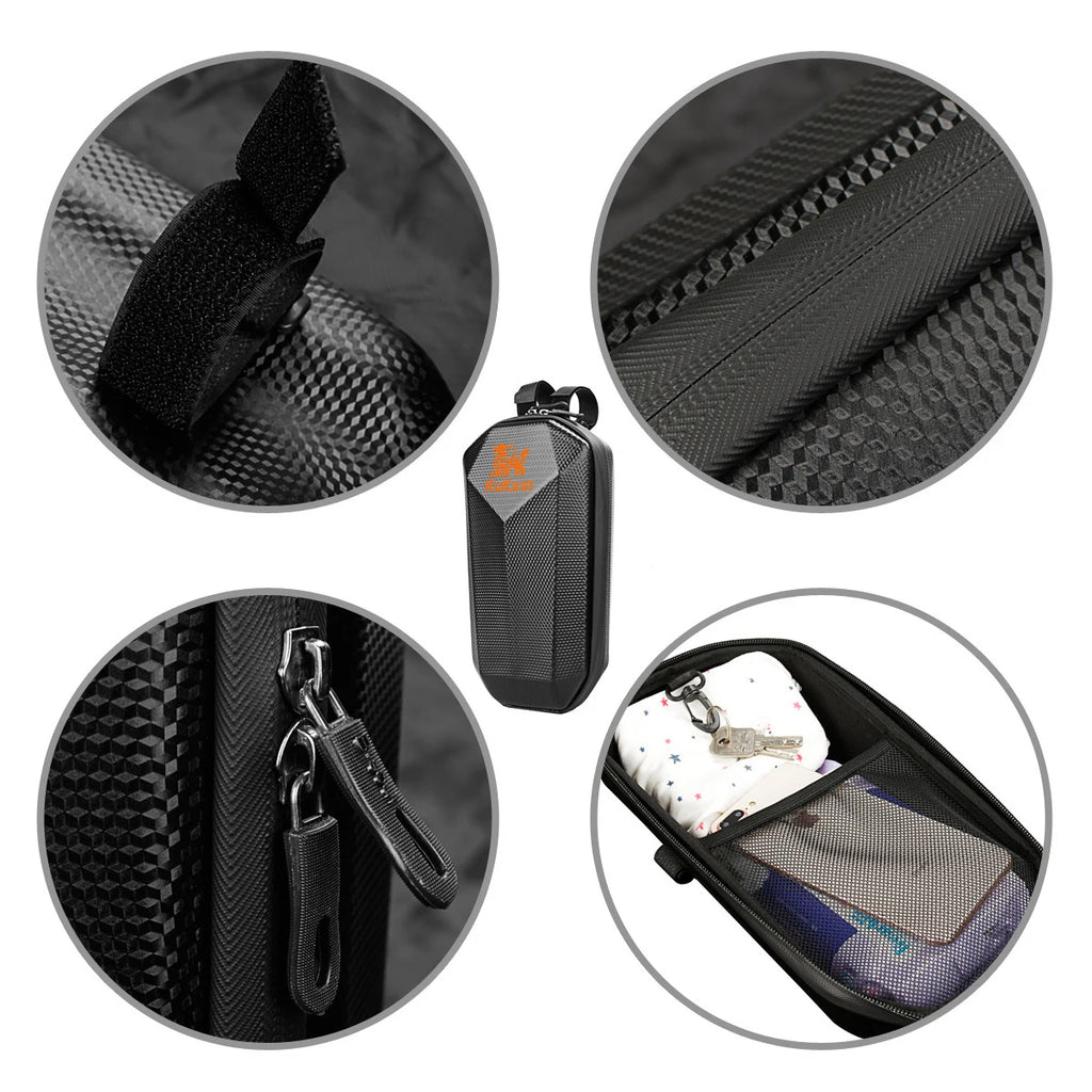 KuKirin Scooter Handlebar Storage Bag – PU & EVA Shell