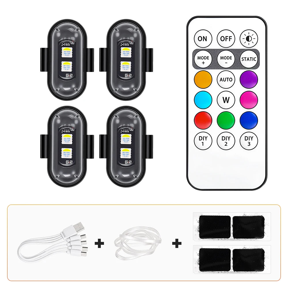 Rechargeable Scooter LED Light – Remote-Controlled