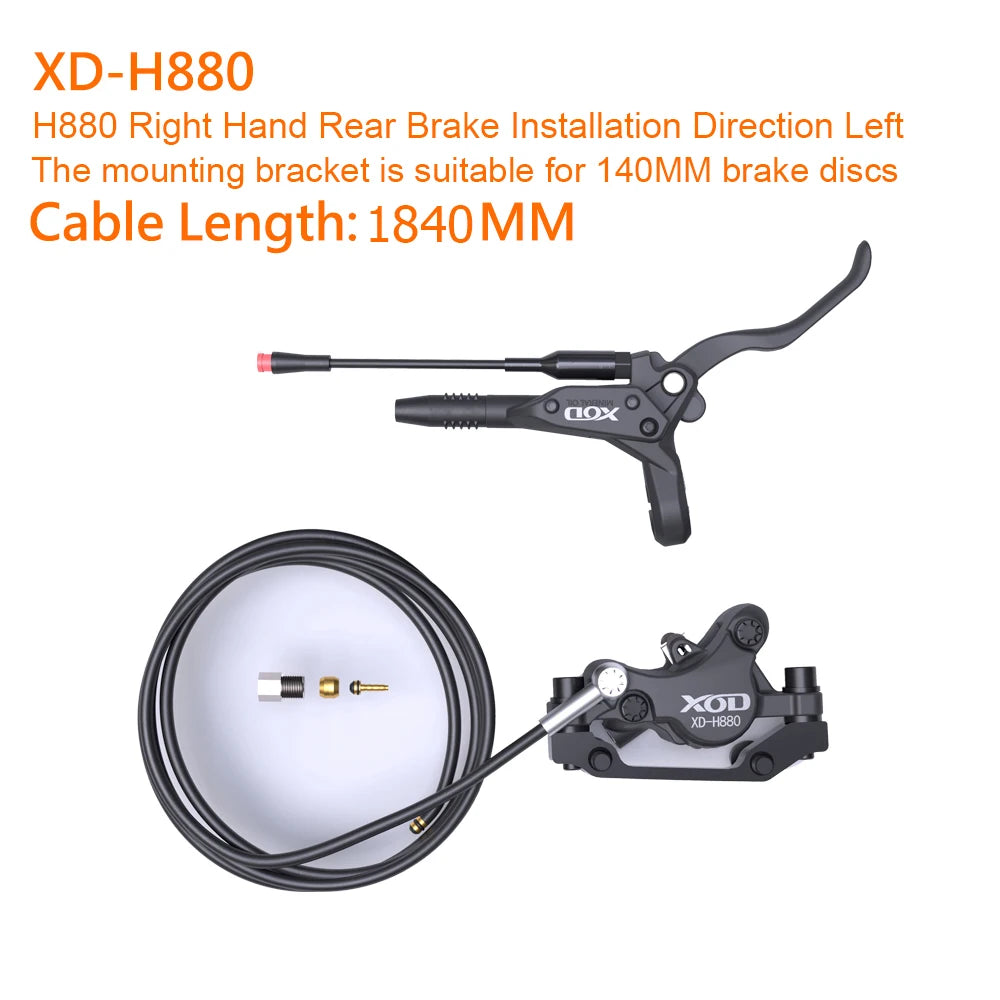 XOD H800 / H880 Hydraulic Disc Brakes for Electric Scooters