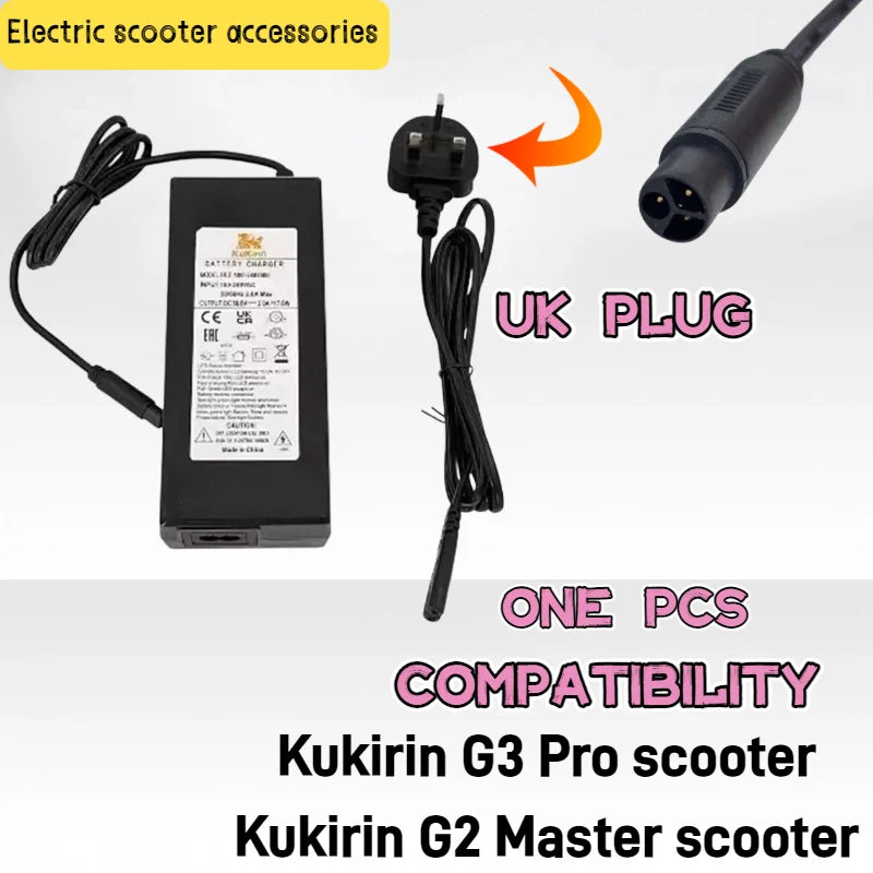 KuKirin G2 Master / G3 Pro Replacement Charger – 58.8V 2A