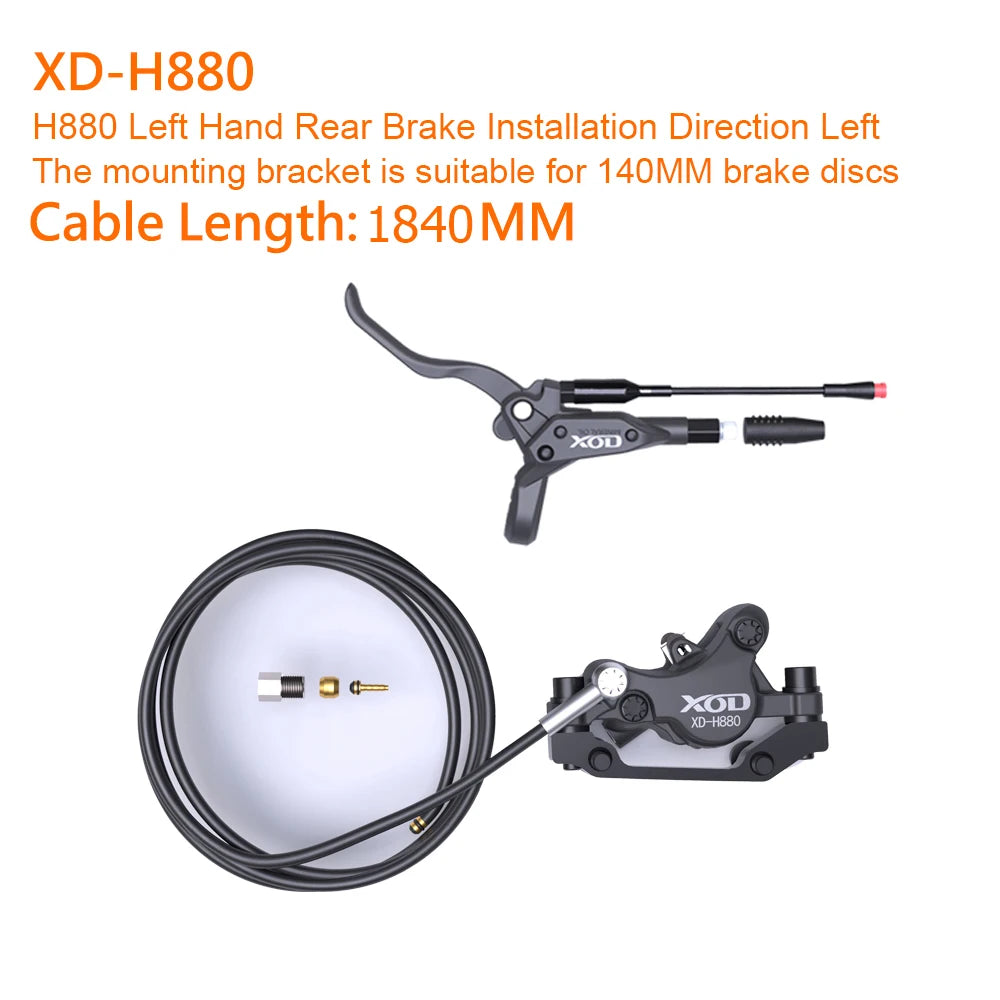 XOD H800 / H880 Hydraulic Disc Brakes for Electric Scooters