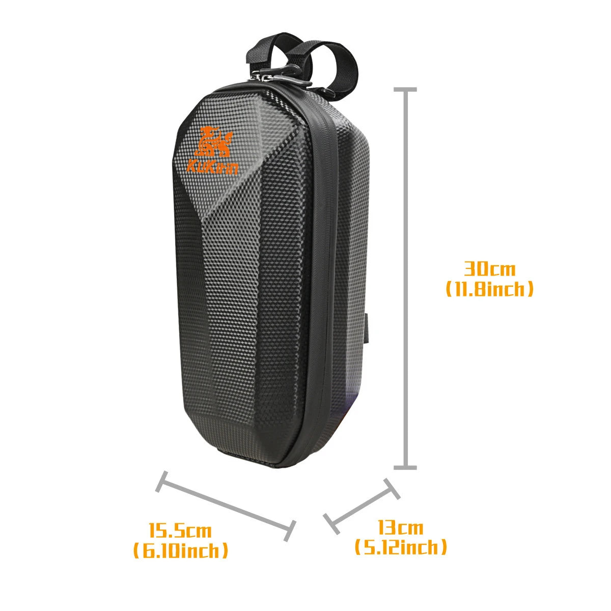 KuKirin Scooter Handlebar Storage Bag – PU & EVA Shell