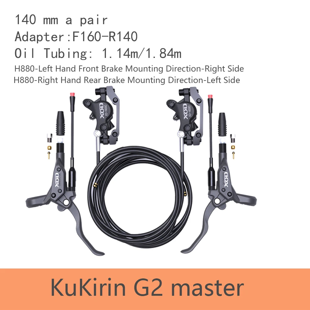 XOD H800 / H880 Hydraulic Disc Brakes for Electric Scooters