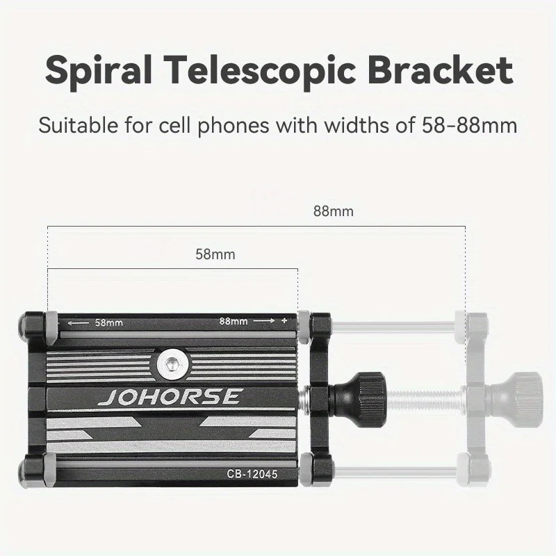 Adjustable Aluminium Phone Holder for Scooters & Bicycles