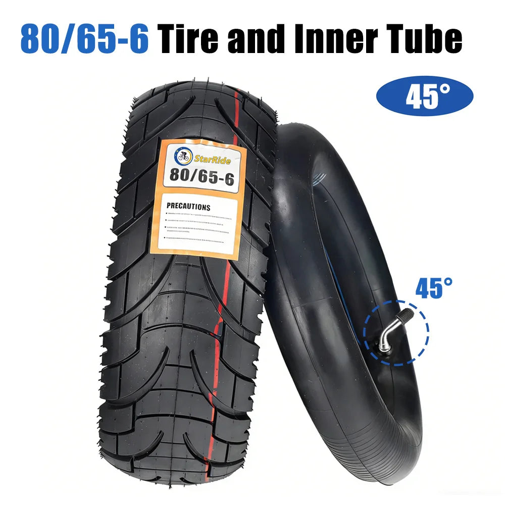 80/65-6 Scooter Tyre & Inner Tube Options – 10-Inch